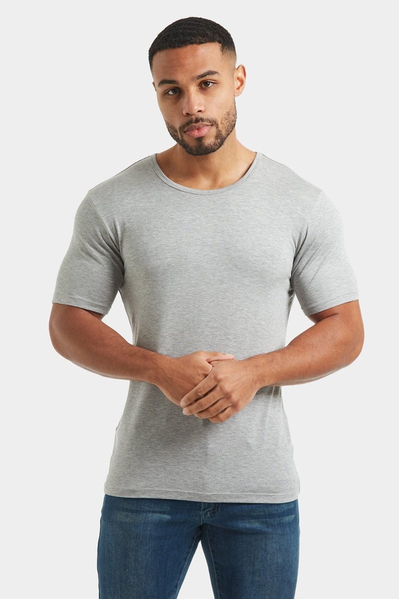Fashion Fit T-Shirt in Grey Marl - TAILORED ATHLETE - ROW
