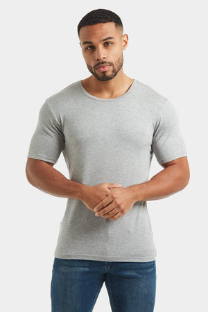Fashion Fit T-Shirt in Grey Marl - TAILORED ATHLETE - ROW