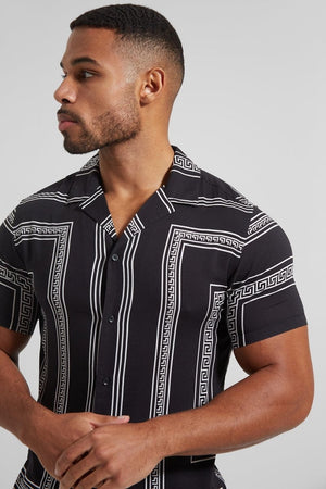 Havana Printed Shirt - TAILORED ATHLETE - ROW