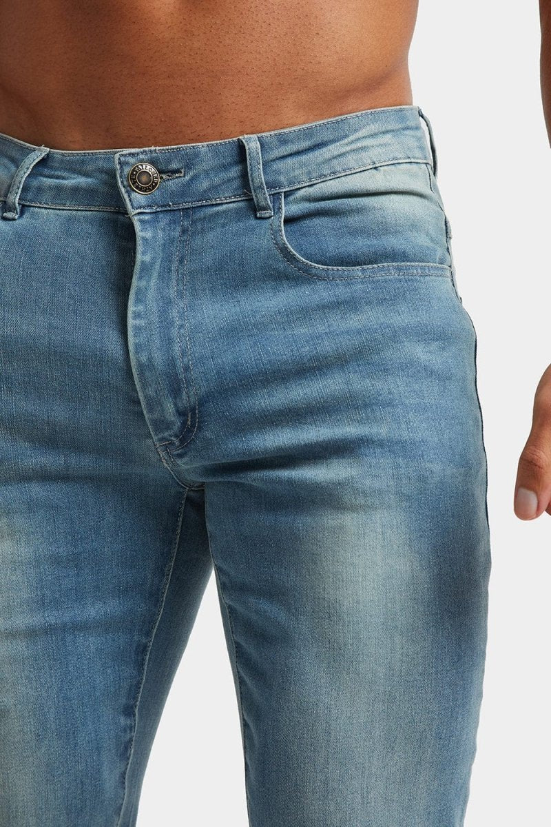 Muscle Fit Jeans in Light Blue - TAILORED ATHLETE - ROW