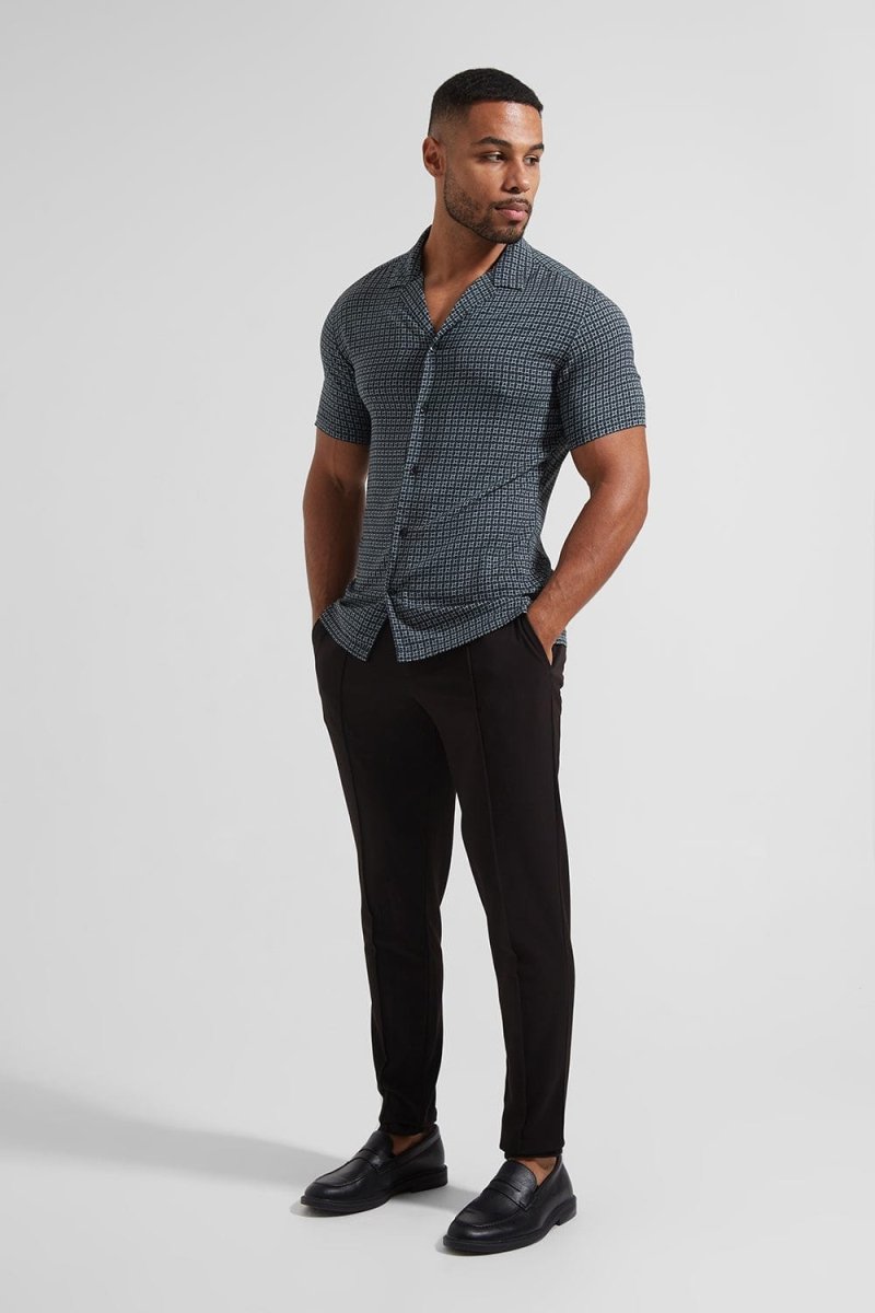 Shape Shift Printed Short Sleeve Shirt - TAILORED ATHLETE - ROW