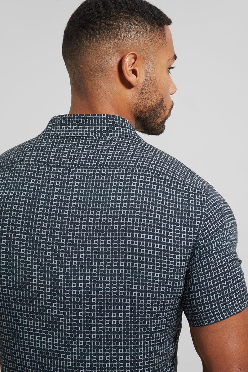 Shape Shift Printed Short Sleeve Shirt - TAILORED ATHLETE - ROW