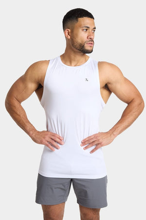 Training Vest in White - TAILORED ATHLETE - ROW