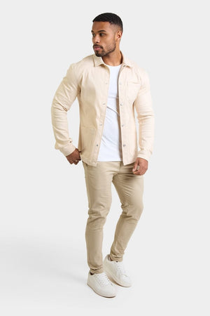 Utility Jacket in Ecru - TAILORED ATHLETE - ROW