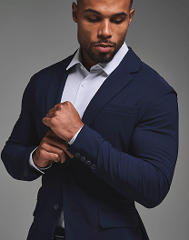 True Muscle Fit Tech Suit Jacket