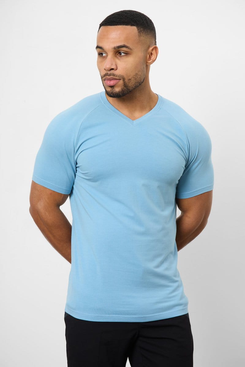 Muscle Fit Summer Essential V-Neck 5-Pack - TAILORED ATHLETE - ROW