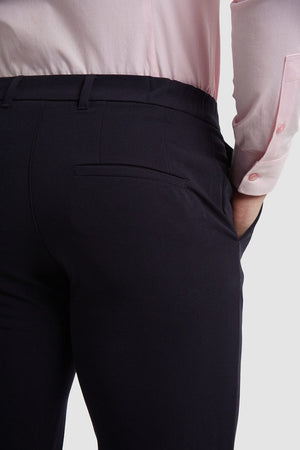 Muscle Fit Essential Trousers 2.0 in Navy - TAILORED ATHLETE - ROW